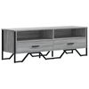 vidaXL Tv-meubel 122x34x41 cm bewerkt hout grijs sonoma eikenkleurig
