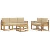 vidaXL Buiten bankenset 6 pcs