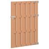 vidaXL Tuinpoort 100 x 150 cm WPC en Aluminium Bruin