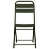 vidaXL Tuin Opvouwbare Stoel 2 pcs Groen 55 x 56.5 x 91cm Staal