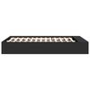vidaXL Bedframe bewerkt hout zwart 120x200 cm