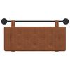 vidaXL Hangend Hoofdeinde Wandgemonteerd Bruin 100 cm Antiek PU