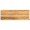 vidaXL Vensterbanken 2 st 110x40x2 cm massief eikenhout lichtbruin