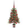 vidaXL Kerstboom met 150 LED met standaard Groen 90 cm PE