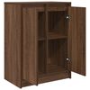 vidaXL Dressoir 57x34x76 cm bewerkt hout bruin eikenkleurig