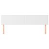 vidaXL Hoofdborden 2 st 80x5x78/88 cm kunstleer wit