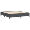 vidaXL Boxspringbed Donkergrijs 180 x 200 cm Fluweel