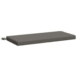 vidaXL Bankkussen SOEST 100% Polyester Grijs 60 x 40 x 5 cm