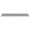 vidaXL Trap Tread Rechthoekig 4 pcs Zilver 100 x 40 cm Aluminium