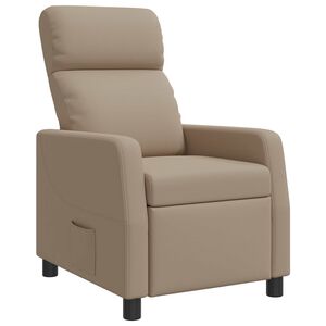 vidaXL Relaxfauteuil Cappuccino Kunstleer
