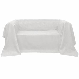 Bankhoes micro-suede cr&egrave;me 140 x 210 cm