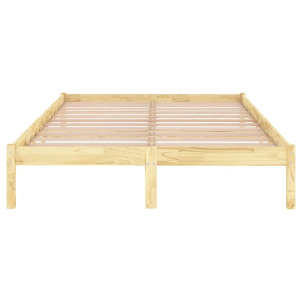 vidaXL Bedframe massief grenenhout 120x200 cm