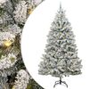 vidaXL Kunstkerstboom 300 cm 300 LED's Warmwit PVC en staal