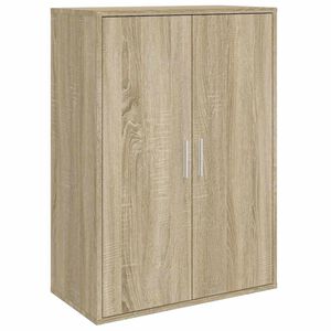 vidaXL Dressoir 60x31x84 cm bewerkt hout sonoma eikenkleurig