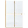 vidaXL Inloopdouchewand Goud 90 x 6.5 x 190 cm