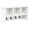 vidaXL Wandgemonteerde kapstok Muurmontage Wit 50 x 16 x 26 cm