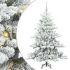 vidaXL Kunstmatige Inklapbare Kerstboom met 150 LED Wit 150 cm PVC
