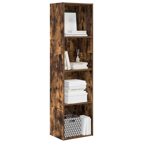 vidaXL Boekenkast 40x30x152 cm bewerkt hout gerookt eikenkleurig