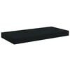 vidaXL Wandschap zwevend 50x23,5x3,8 cm MDF zwart