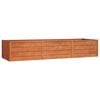 vidaXL Plantenbak verhoogd 240x80x45 cm cortenstaal roestig