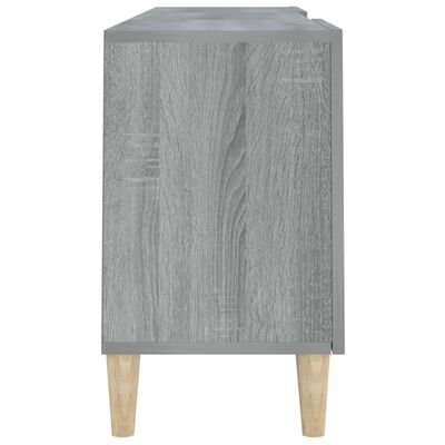 vidaXL Tv-meubel 150x30x50 cm bewerkt hout grijs sonoma eikenkleurig