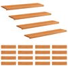 vidaXL Trapmatten 20 st Licht Bruin 110 x 30 x 2 cm Massief beukenhout