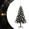 vidaXL Kerstboom Zwart 120 cm PVC