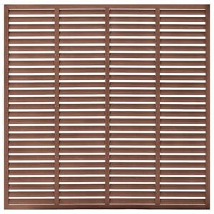vidaXL Louvre schutting 180x180 cm HKC bruin