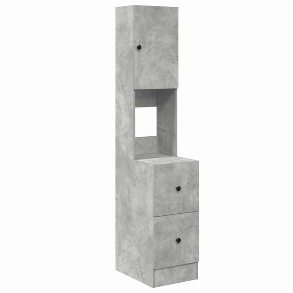 vidaXL Keukenkast met lade Grijs 35 x 50 x 180 cm Bewerkt hout