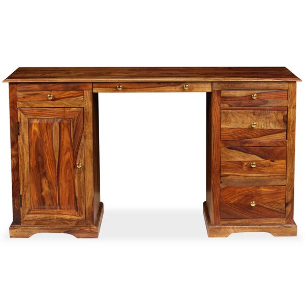 vidaXL Schrijftafel 140x50x76 cm massief acaciahout