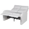 vidaXL Dubbele relaxfauteuil zonder middenleuning kunstleer wit
