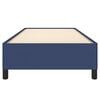 vidaXL Bedframe zonder matras 90x190 cm stof blauw