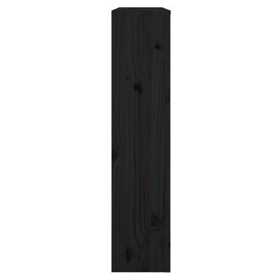 vidaXL Radiatorombouw 79,5x19x84 cm massief grenenhout zwart