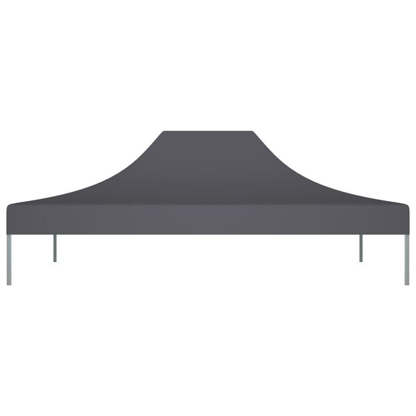 vidaXL Partytentdak 270 g/m² 4x3 m antraciet