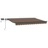 vidaXL Uitschuifbare luifel Taupe 600 &times; 300 cm Stof en Aluminium