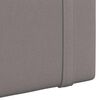 vidaXL Hangend Hoofdeinde Wandgemonteerd Taupe 110 x 55 x 5 cm Stof