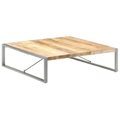 vidaXL Salontafel 140x140x40 cm ruw mangohout