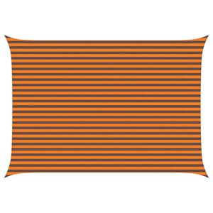 vidaXL Zonneschaduwzeil Oranje en Bruin 5 &times; 3,5 m