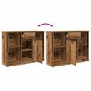 vidaXL Dressoir met lade 101x35x76 cm spaanplaat oud hout