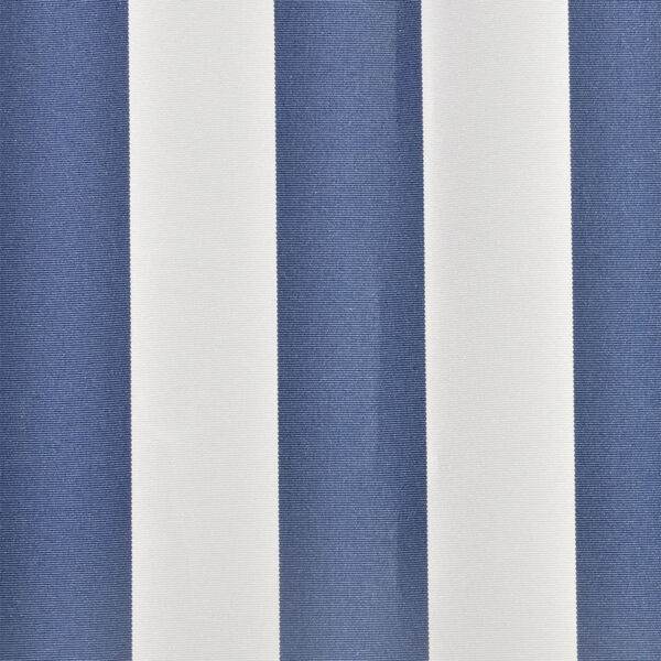 vidaXL Luifeldoek 3x2,5 m canvas blauw en wit