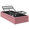 vidaXL Elektrisch Verstelbaar Bedframe Roze 200 x 70 x 33,5 cm Staal