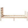 vidaXL Bedframe zonder matras massief grenenhout 100x200 cm