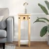 vidaXL Plantenstandaard Corona 30x30x73 cm massief grenenhout