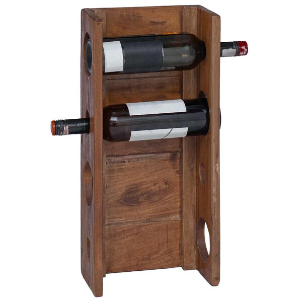 vidaXL Rek Bruin 24 x 13 x 54 cm Massief Mahoniehout