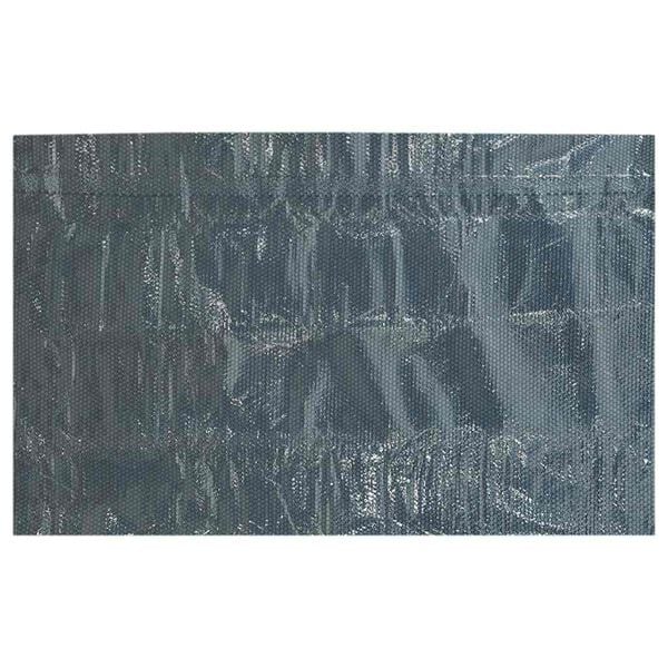 vidaXL Zwembadfolie solar drijvend 1200x600 cm PE zwart en blauw