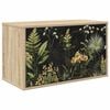 vidaXL Wandgemonteerd tv-meubel RHENEN 69 x 33 x 40 cm Sonoma Eiken