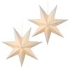 vidaXL Kerstverlichting RAAHE 2 st 10 LED's Warmwit 45 x 6 x 45 cm