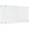 vidaXL Keuken Achterwand 2 pcs Doorzichtig 100 x 60 cm gehard glas