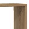 vidaXL Wandschappen met plank 4 pcs Ambachtelijk eiken 80 x 15 x 26 cm