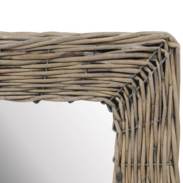 vidaXL Spiegel 40x60 cm wicker bruin